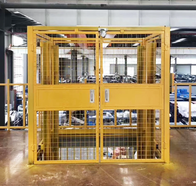 呼和浩特智能导轨式升降机亮相